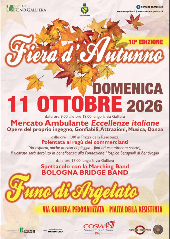 locandina Fiera d'Autunno a Funo di Argelato